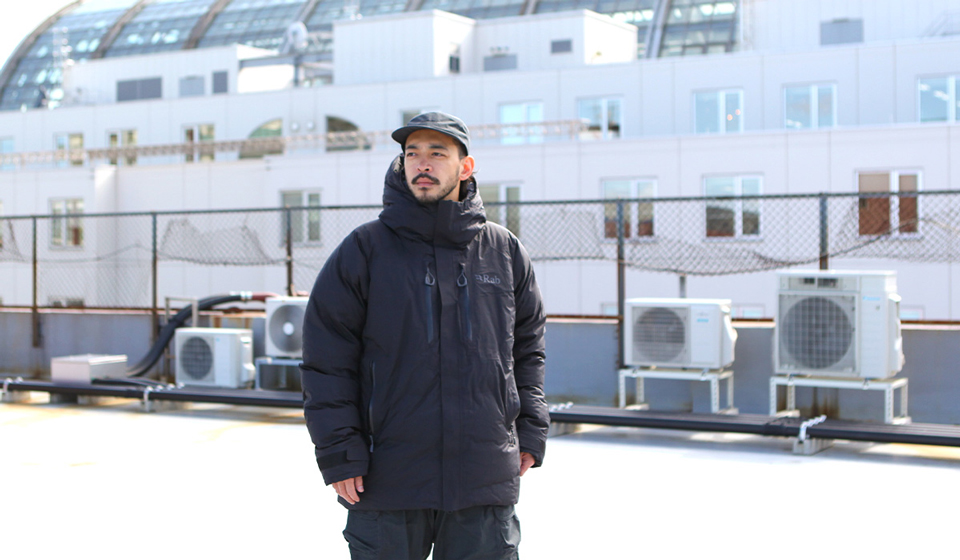 Rab ラブ アウター ダウンジャケット Batura Jacket : BROWN