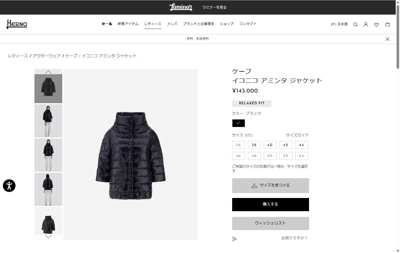 HERNO（ヘルノ） 並行輸入 ダウンジャケット イコニコ PI0043DIC