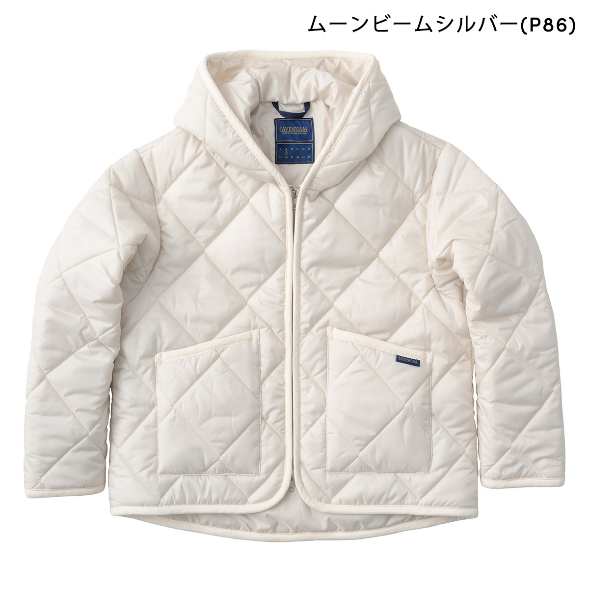 並行輸入 ラベンハム ジャケット ビッグキルト ジップド クレイドン ウィメンズ フード付きジャケット LV10114 | LAVENHAM | 03