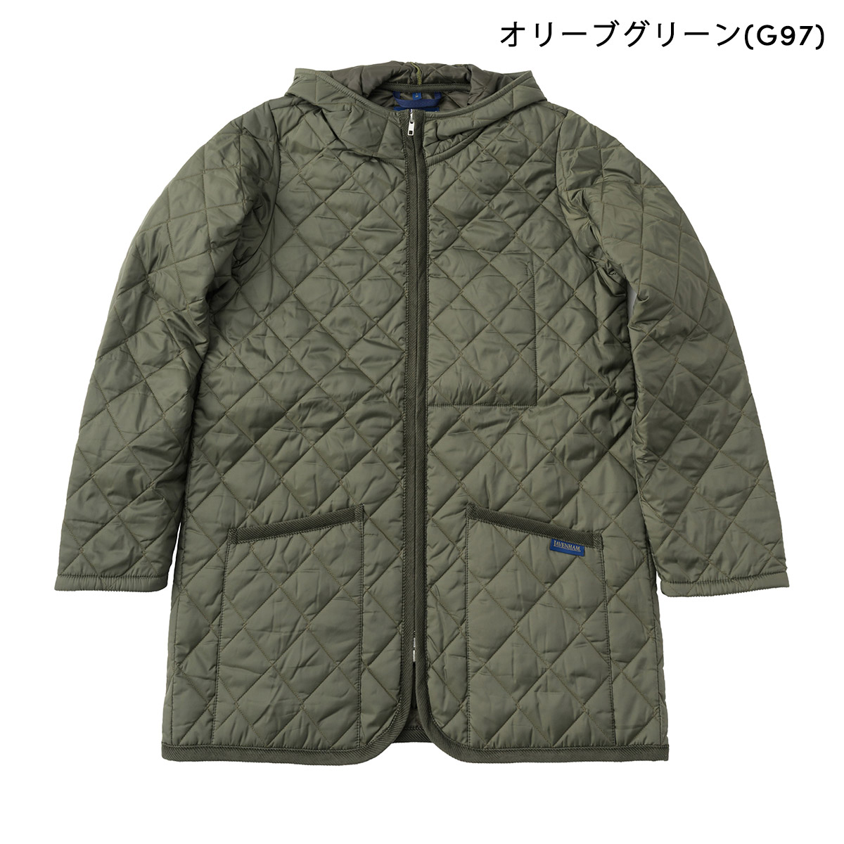 LAVENHAM オリーブグリーン キルティングベストコート Lavenham / Experts in Quilting | Dresswell（ドレスウェル）