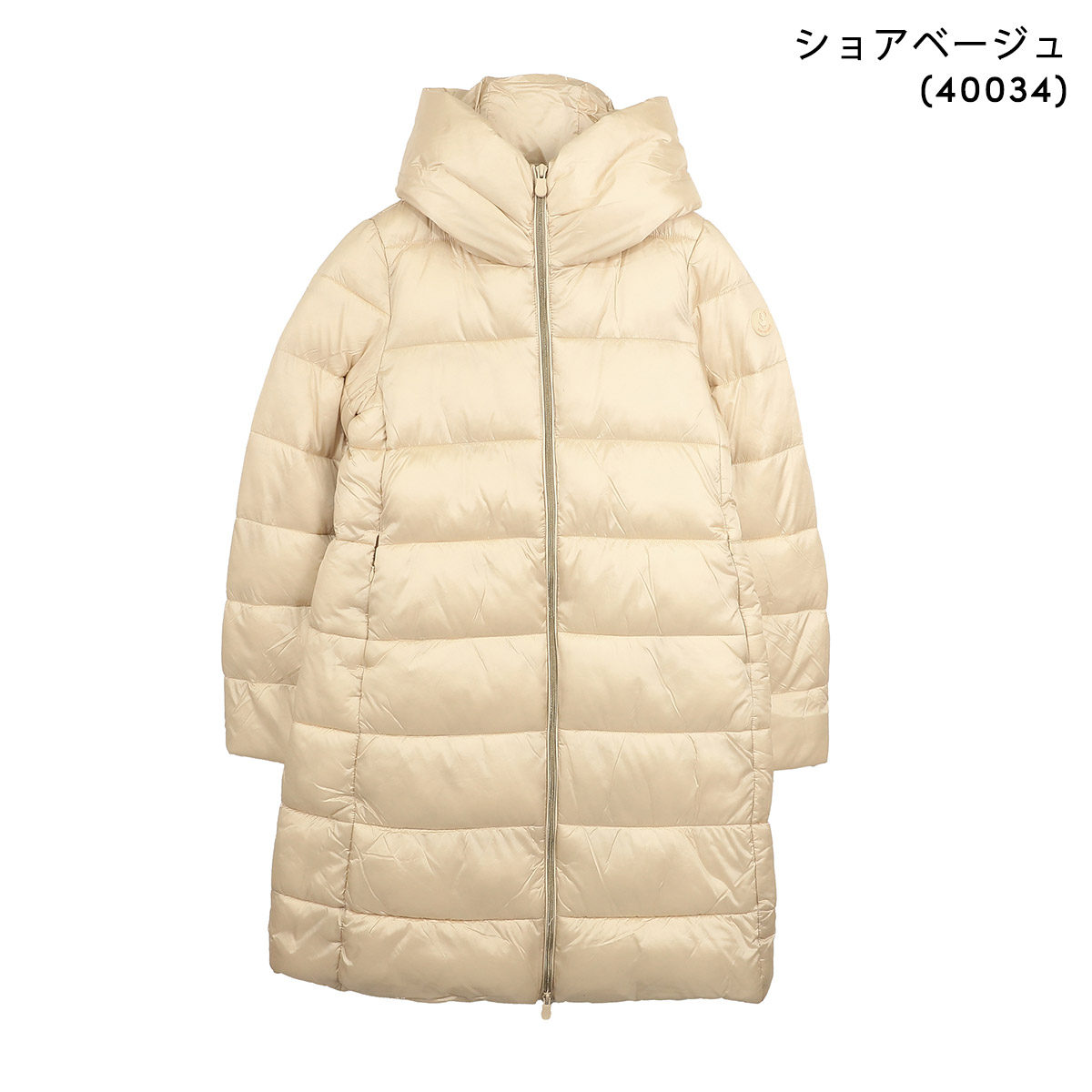 【新品】SAVE THE DUCKノーカラージャケット サンドベージュ SAVE THE DUCK（セーブ・ザ・ダック） 並行輸入 セーブ ザ ダック
