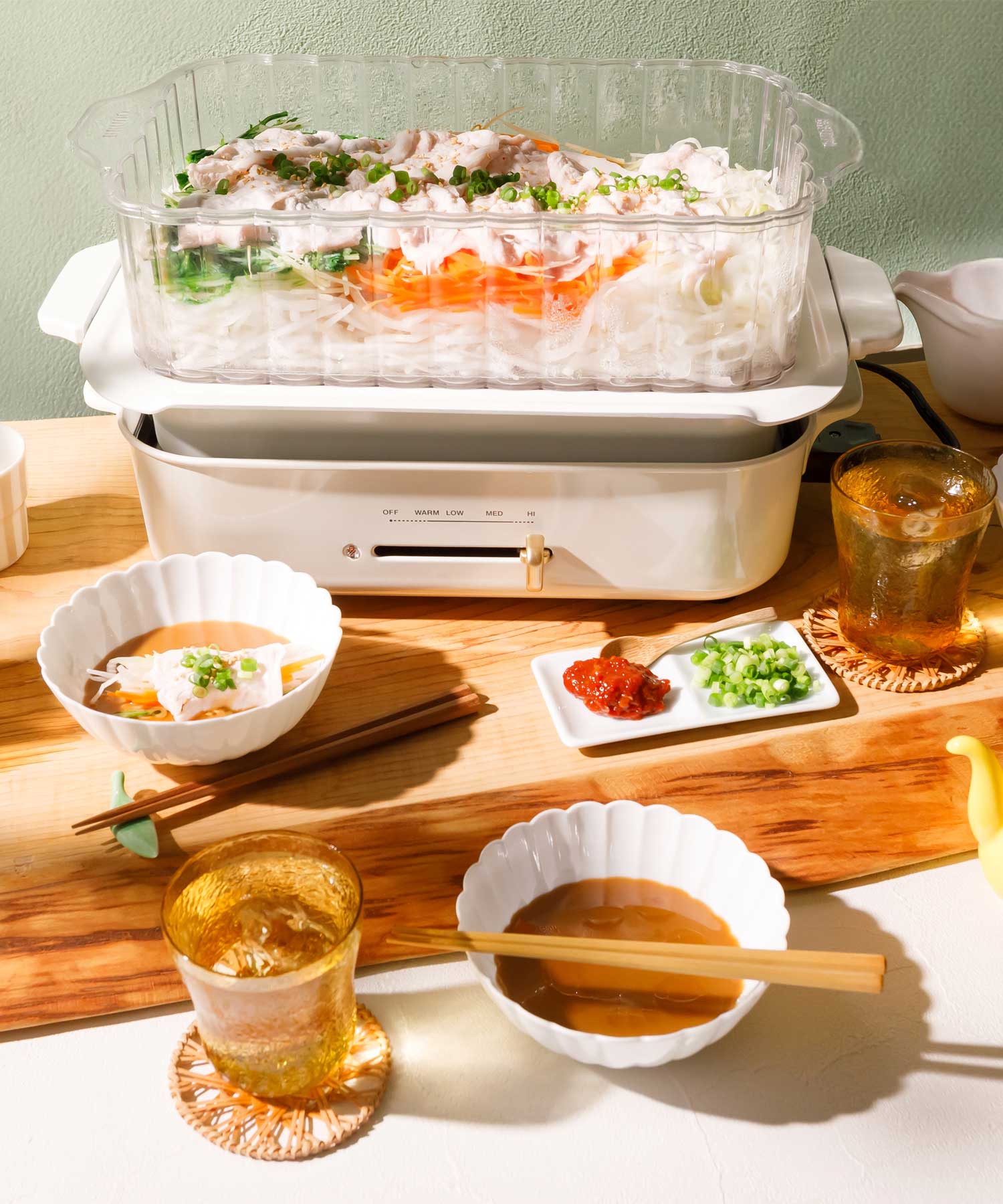 BRUNO（ブルーノ） 公式 コンパクトホットプレート用スチーマー(1段