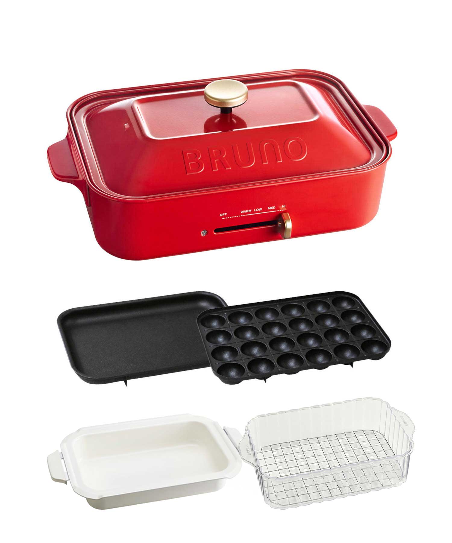 BRUNO（ブルーノ） コンパクトホットプレート セラミックコート鍋