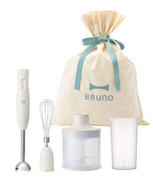 BRUNO（ブルーノ） BRUNO公式 マルチスティックブレンダー2 ギフト巾着