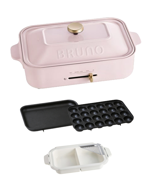 BRUNO 【ピンク】コンパクトホットプレート Amazon | BRUNO ブルーノ コンパクトホットプレート 本体