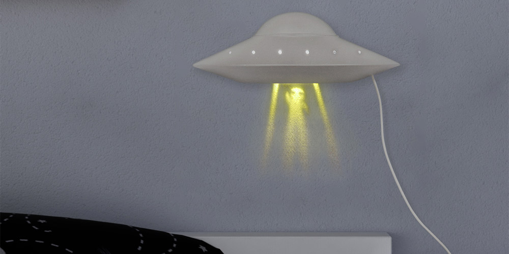 ウォールライト UFO ユーフォー 宇宙人 ライト 壁かけライト ギフト