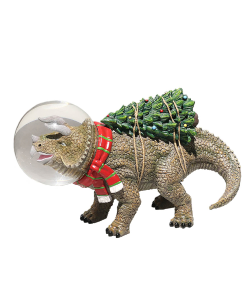 ダイナグローブ トリケラトプス スノードーム クリスマス ギフ