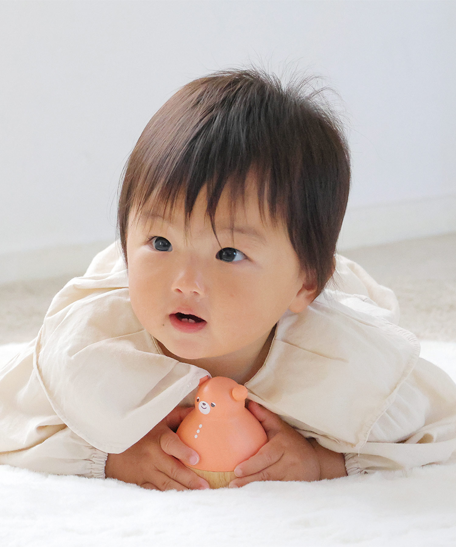 まわるおきあがりこぼし おとぼけテディ おもちゃ ベイビー ベビー