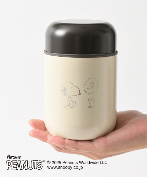 BRUNO（ブルーノ） 公式 PEANUTSスプーン付スープジャー BHK309-R-ECRU