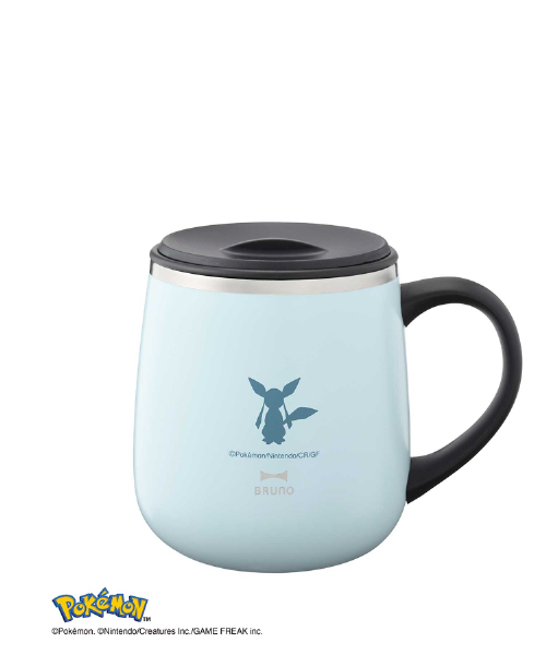 BRUNO（ブルーノ） BRUNO公式 イーブイフレンズ 蓋つきステンレスマグ
