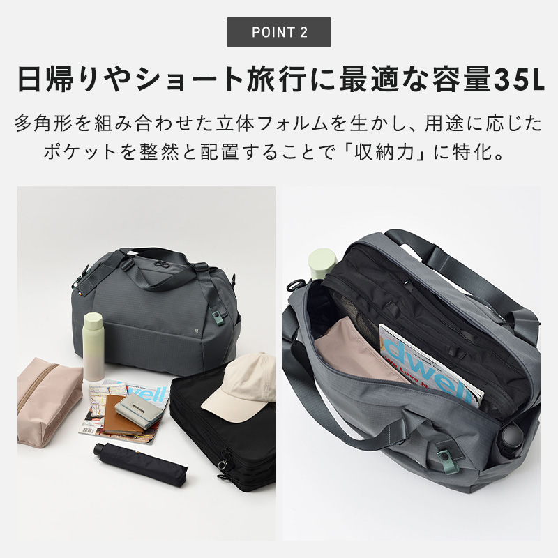 MILESTO（ミレスト） MILESTO Hutte ボストンバッグ ヒュッテ キャリー