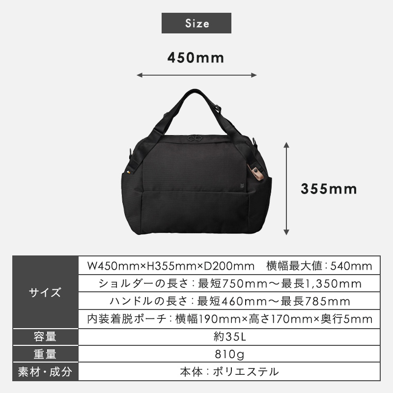 MILESTO（ミレスト） MILESTO Hutte ボストンバッグ ヒュッテ キャリー