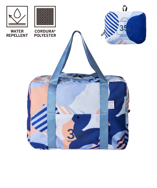 新品未使用　タグ付き　elyts エリッツ ロイヤルブルー　ミドルベスト ジレ MILESTO（ミレスト） MILESTO×PAPIERTIGRE ポケッタブルボストン 35L