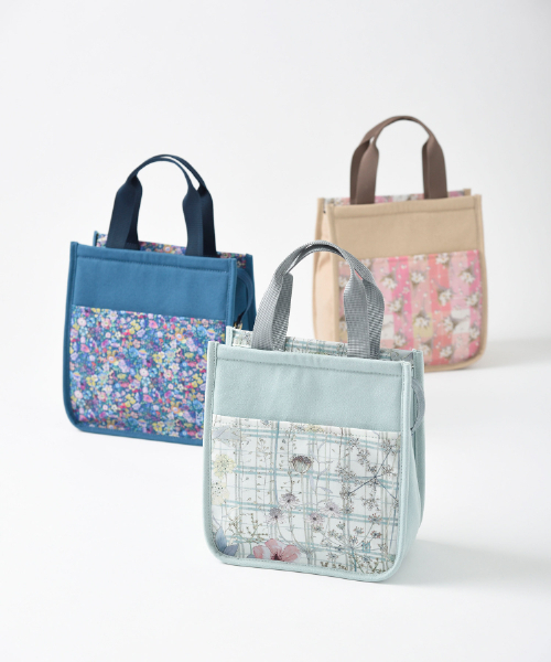 MILESTO 20%OFF 公式 Sweet escape リバティプリント 保冷トート