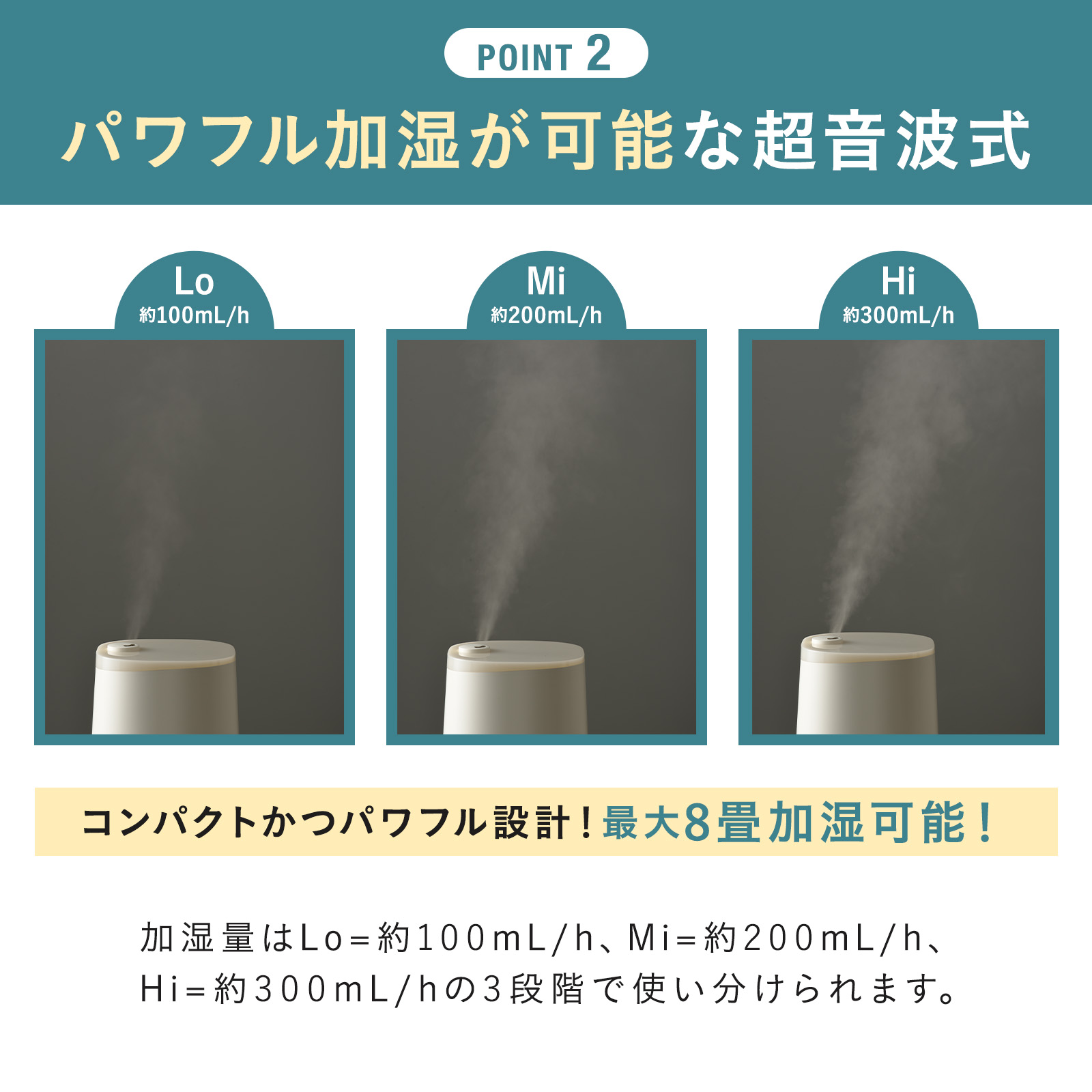 BRUNO（ブルーノ） 4L超音波加湿器 おまかせミスト 加湿器 超音波式 大