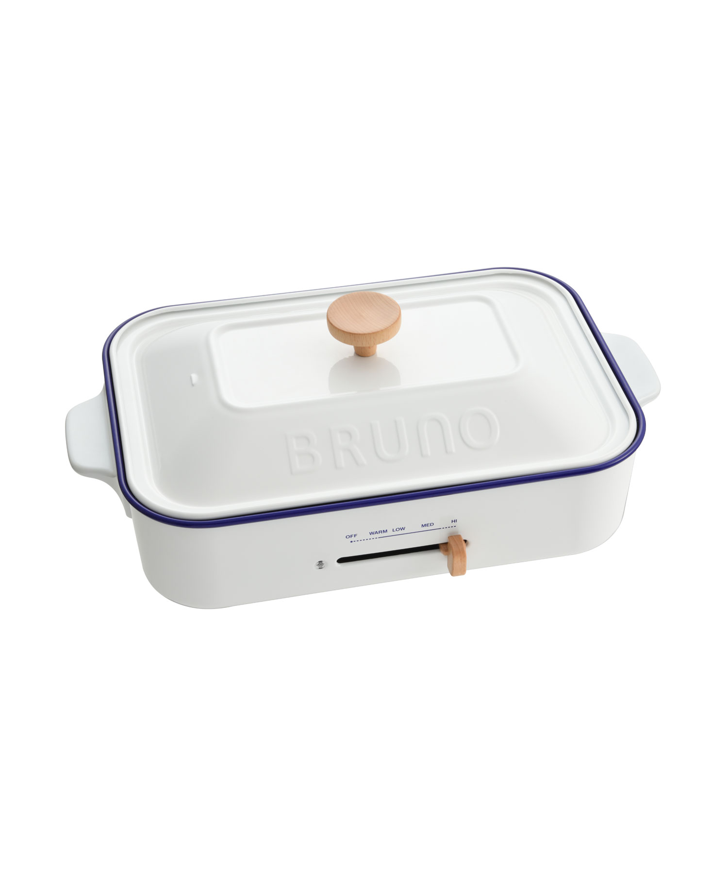 BRUNO ホットプレート ホワイト 完全未開封 BRUNO（ブルーノ） 8%OFF ホットプレート おしゃれ コンパクト