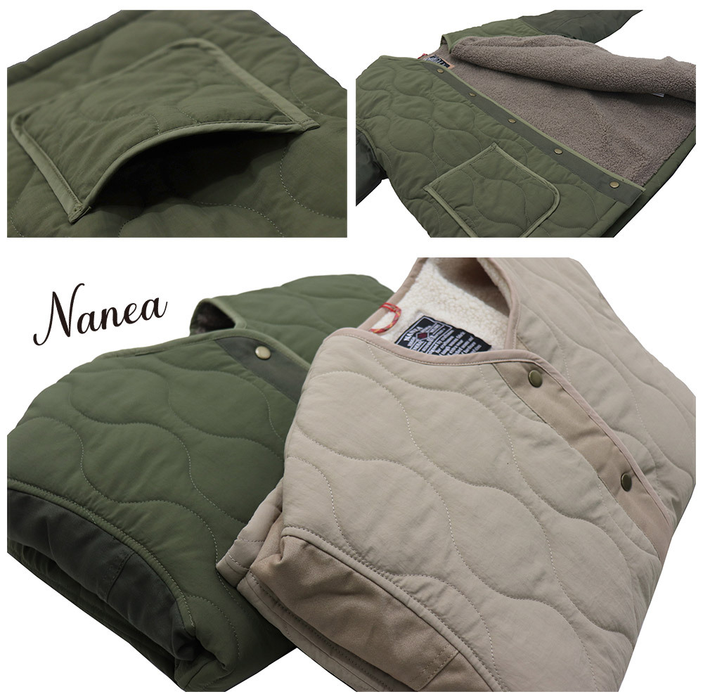 NANEA(ナネア) LADIES QUILTING BOA COAT / レディース 中綿キルティング 裏ボアジャケット ミリタリーコート  1095560 SALE＆送料無料 : 49866 : REGAS - 通販 - Yahoo!ショッピング