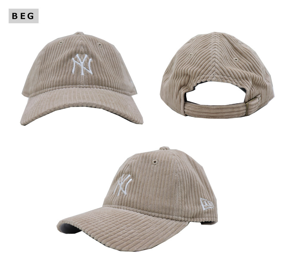 New Era(ニューエラ) 9TWENTY EASYSNAP CORDUROY / 920 コーデュロイ ニューヨーク ヤンキース ユニセックス  12854077.12854076 :12854077:REGAS - 通販 - Yahoo!ショッピング