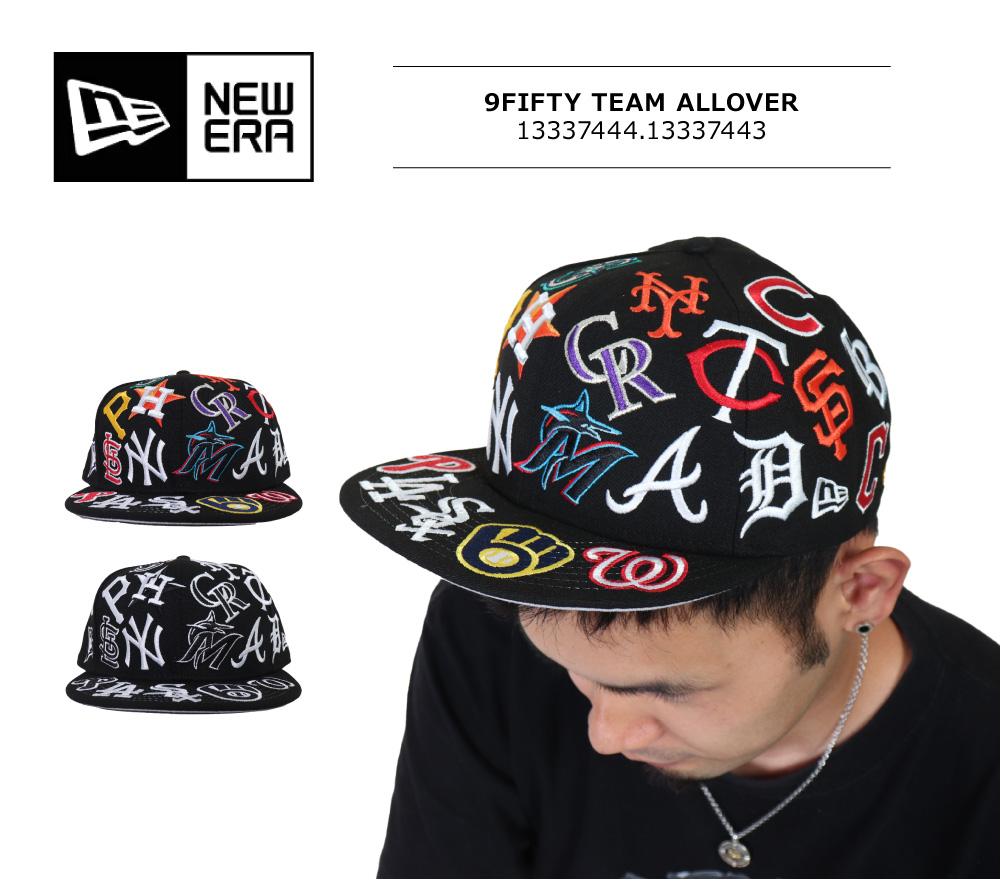 NEW ERA(ニューエラ) 9FIFTY TEAM ALLOVER / 950 チームロゴ