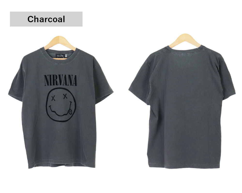 NIRVANA Tシャツ Lサイズ 100%コットン NIRVANA ニルヴァーナ tシャツ メンズ スマイル good rock speed