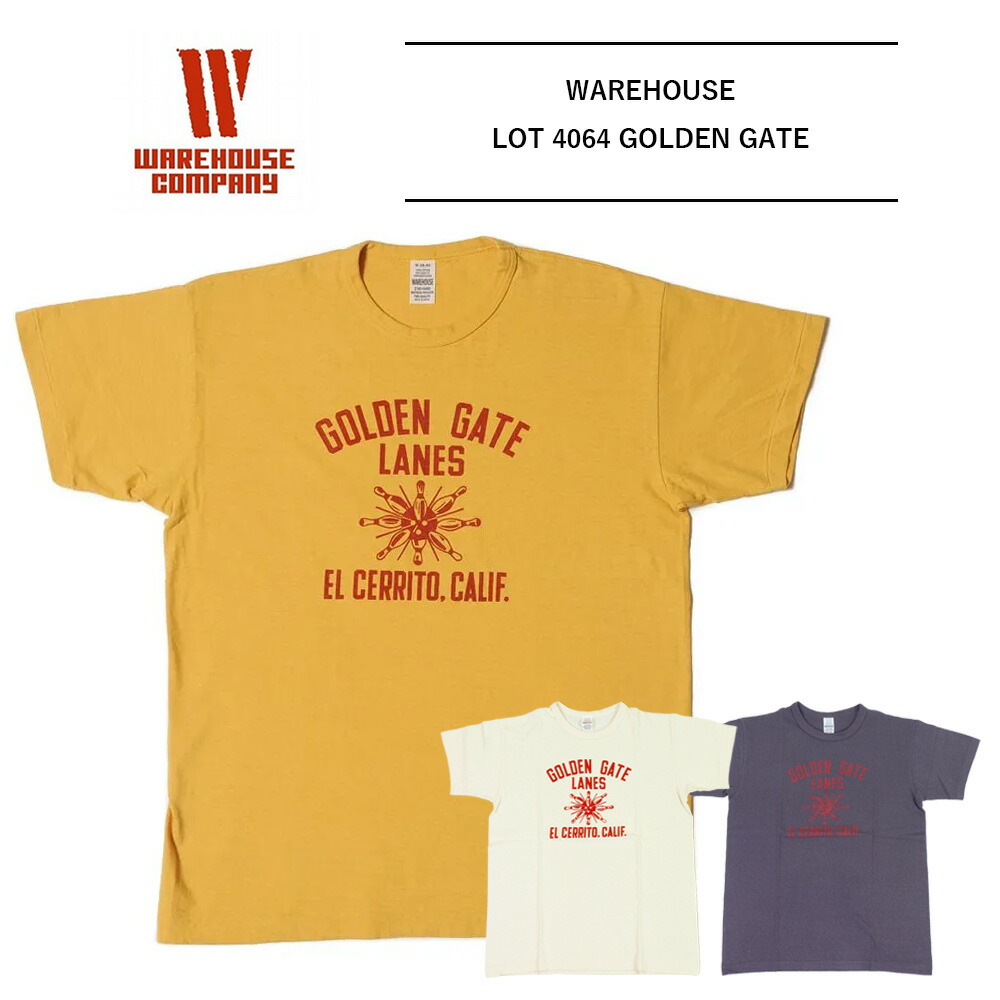 ウエアハウス 4064 Tシャツ セコハン warehouse ボウリングピン