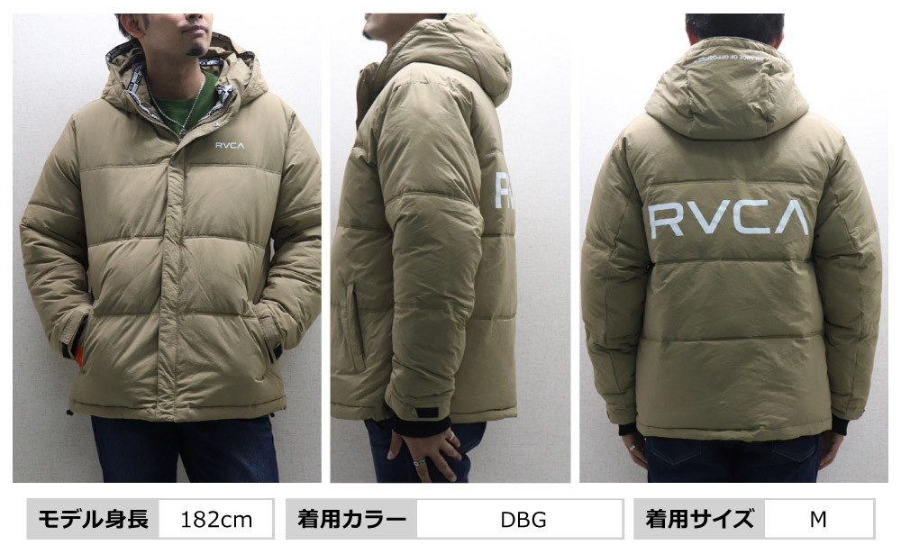 RVCA(ルーカ) MENS HOODED MOUNTAIN PUFFER JACKET / メンズ フード付 中綿ジャケット BB042765  :bb042-765:REGAS - 通販 - Yahoo!ショッピング