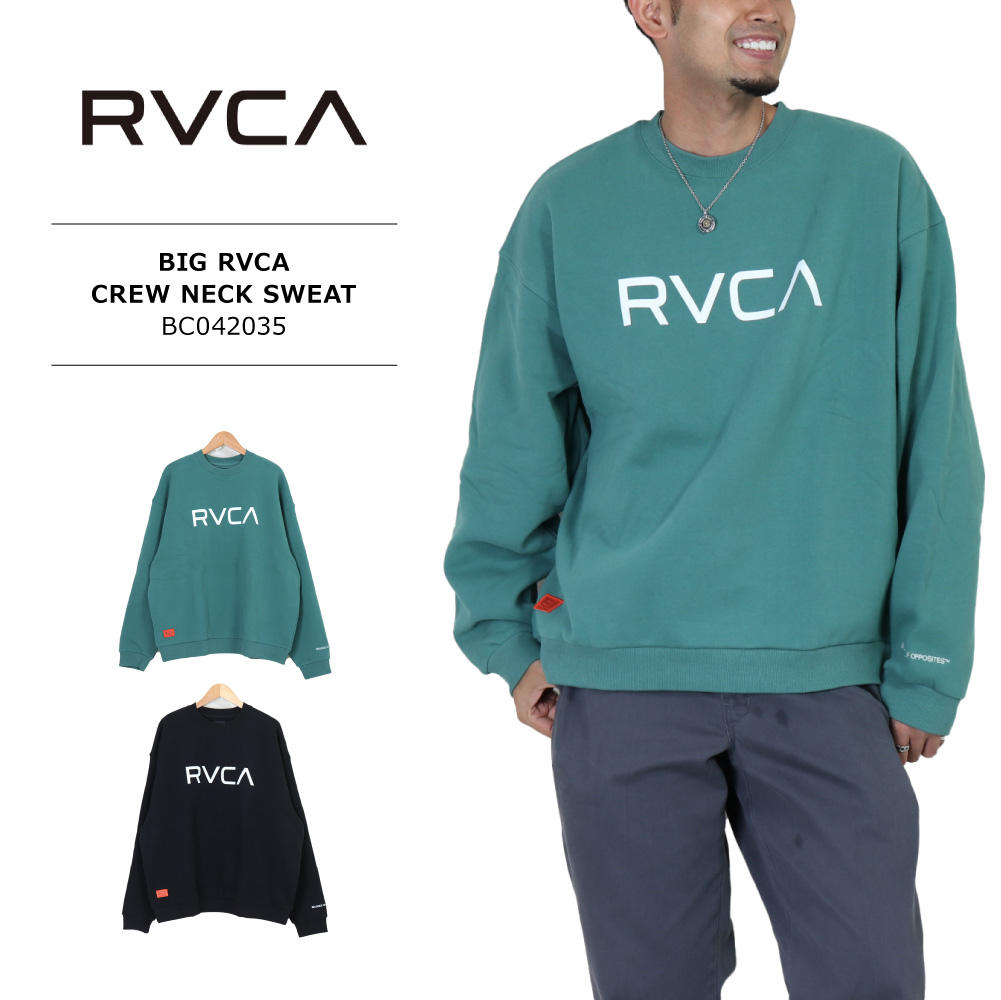 RVCA スウェット [RVCA/ルーカ] ビックブランドロゴ クルー
