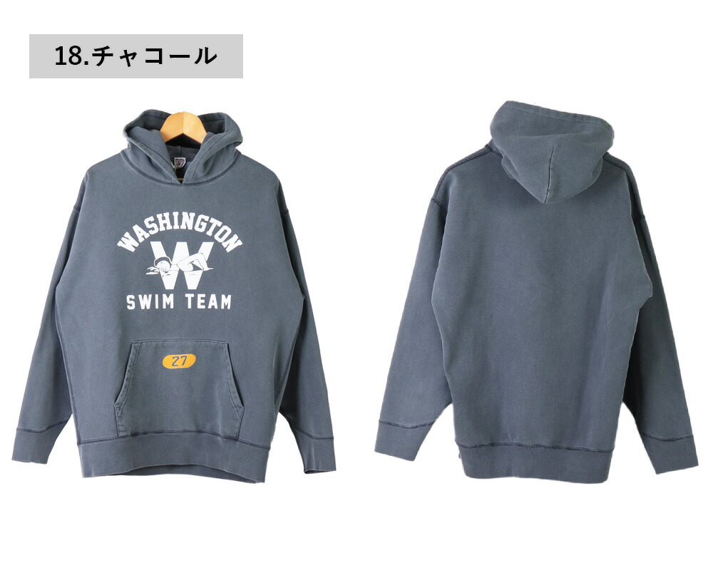 barns outfitters バーンズ パーカー ロゴ メンズ 長袖 ヴィンテージ風