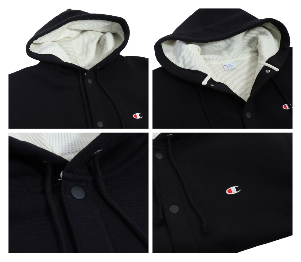Champion セール SALE Champion(チャンピオン) MENS HOODED SNAP
