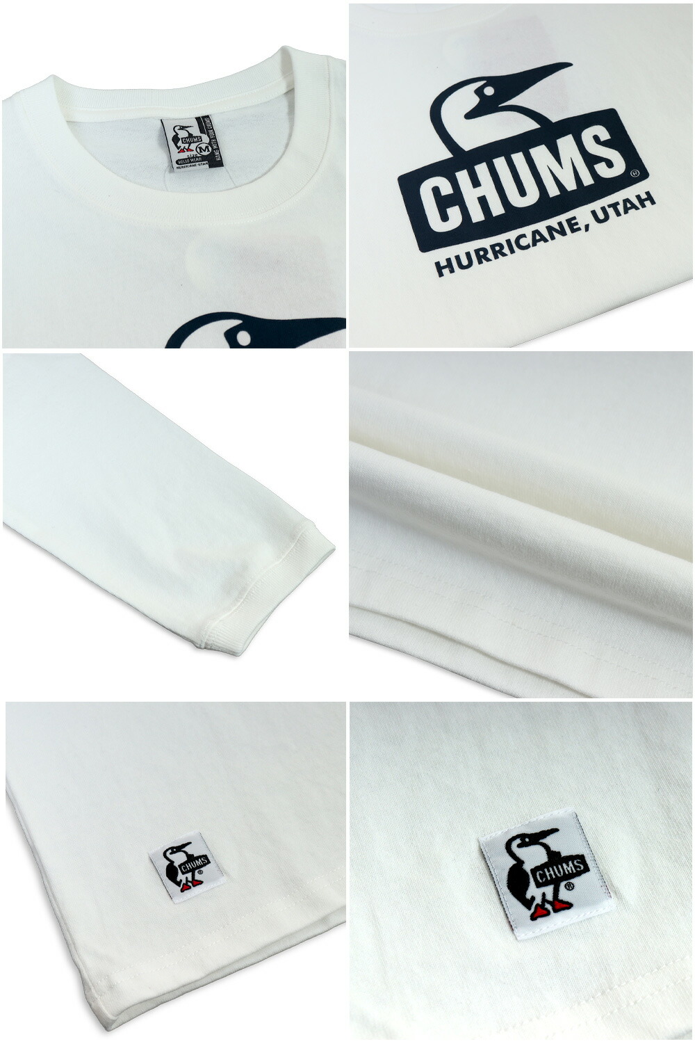CHUMS チャムス メンズ ブービーフェイスロングスリーブTシャツ CHUMS チャムス メンズ ブービーフェイスロングスリーブTシャツ