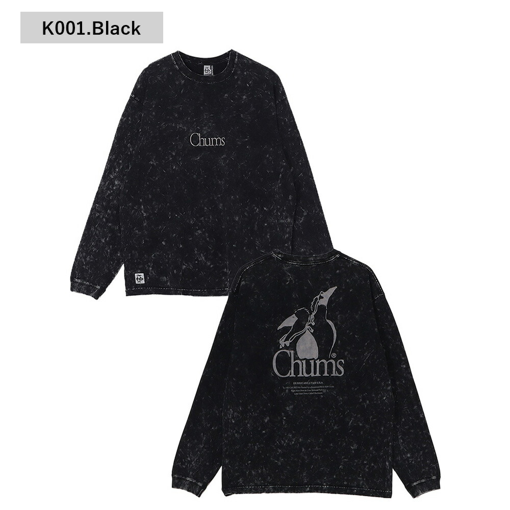 チャムス chums Tシャツ ブービー 長袖 メンズ トップス キャニオン