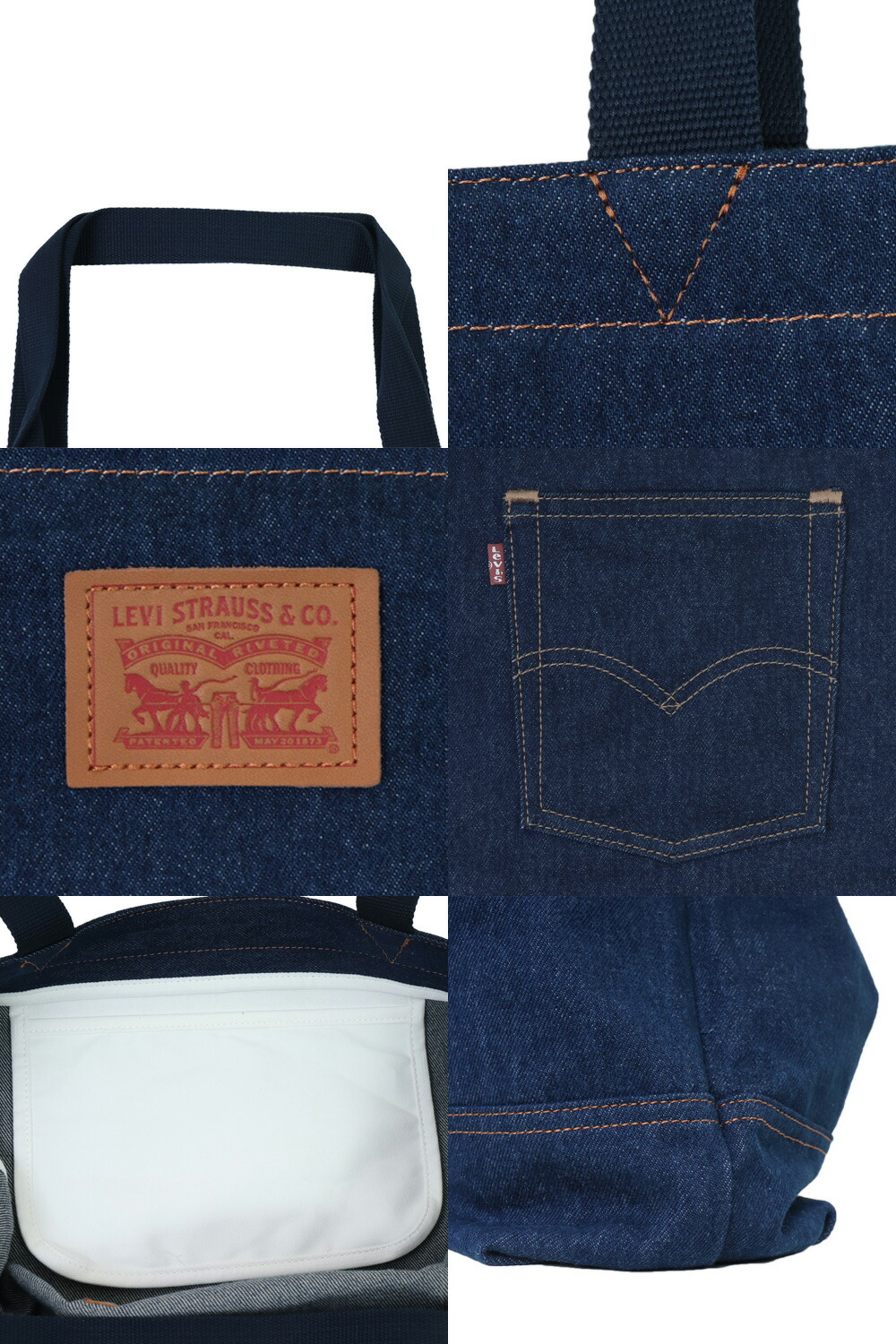リーバイス トート バッグ Levis デニム THE LEVI'S BACK POCKET