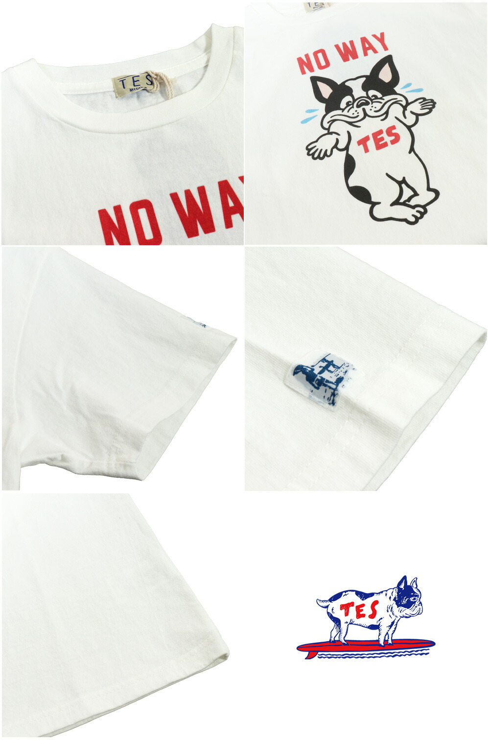 エンドレスサマー Tシャツ TES ブルドック The Endless Summer TES NO WAY T-SHIRT Tシャツ  FH-23574331 アメリカンコットン生地 : fh23574331 : REGAS - 通販 - Yahoo!ショッピング