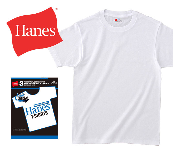 豪華 CREW-NECK BLUE MENS Hanes(ヘインズ)   ネコポスで送料300円 激安 H2115TN HM2115G 3P-Tシャツ  クルーネック ブルー メンズ 半袖 サイズ:Ｍ - www.fattoriabacio.com