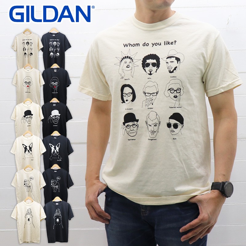 ギルダン Gildan メンズ 手書き風プリント 半袖 ヘビーウエイトtシャツmens T Shirt Sale ネコポスで送料300円 Noise T Regas 通販 Yahoo ショッピング