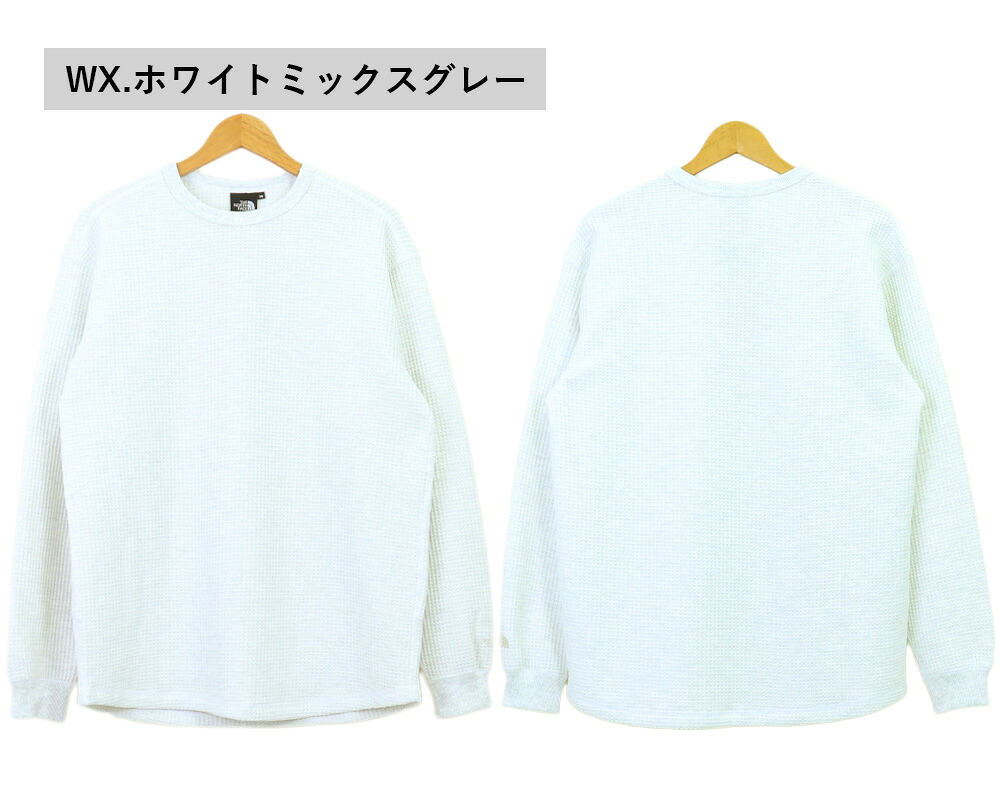 THE NORTH FACE Tシャツ ロングスリーブ ウォーム ワッフル クルー