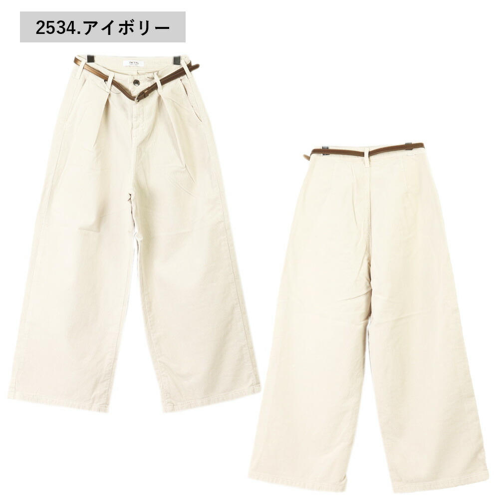 something ワイドパンツ サムシング コーデュロイ パンツ EDWIN