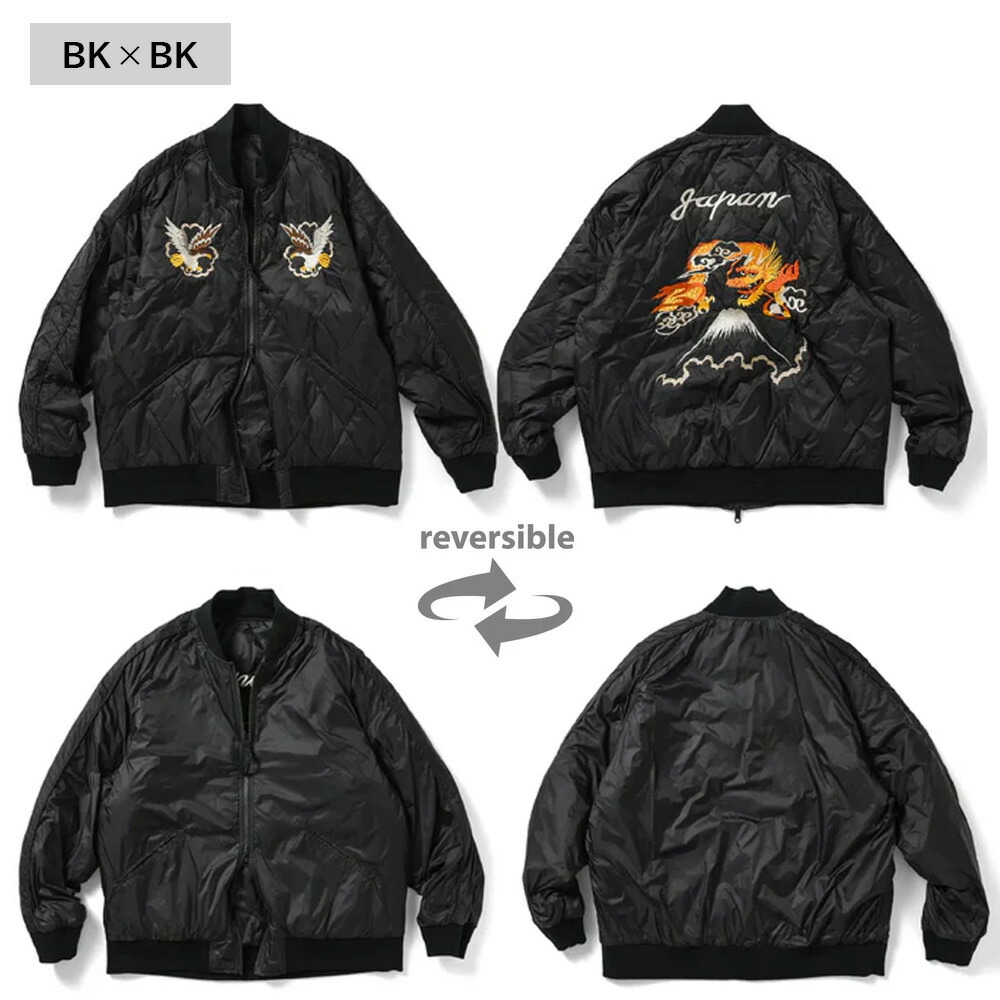 新品タグ付TAION ジャパンスペシャルリバーシブル スカジャン ダウン　完売 ジャパンスペシャル リバーシブル スカジャン ダウンジャケット