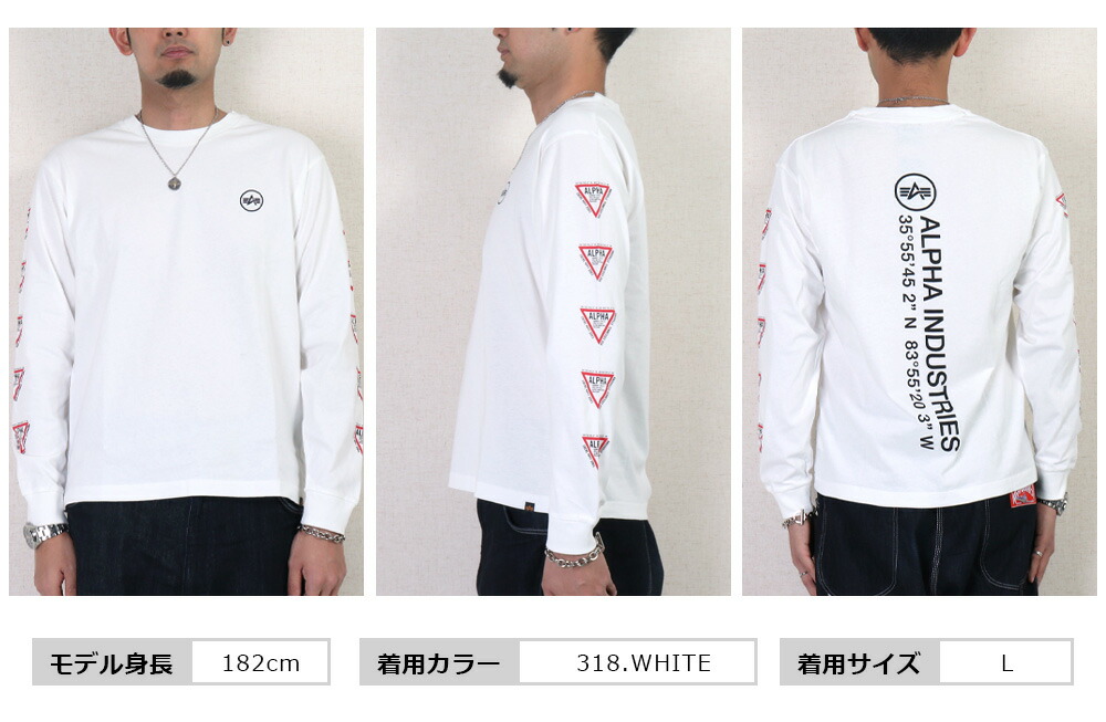 売れ筋商品|||アルファインダストリーズ Tシャツ レディース トップス Print T-shirt - white Alpha Industries/アルファインダストリーズ A-MARK PRINT T