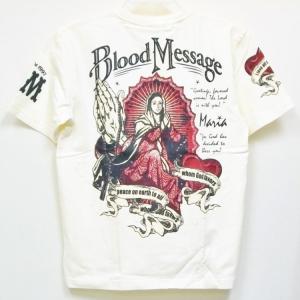 ブラッドメッセージ BLOOD MESSAGE半袖Tシャツ BLST-1150 マリア/ロック スカ...
