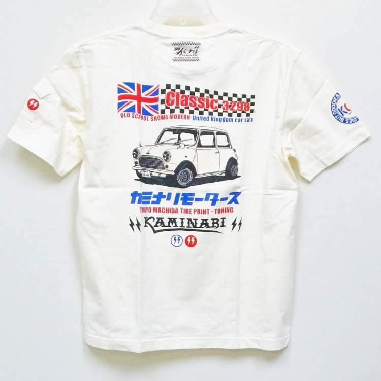 カミナリ半袖Tシャツ KMT-186 Classic3298 ミニクーパー