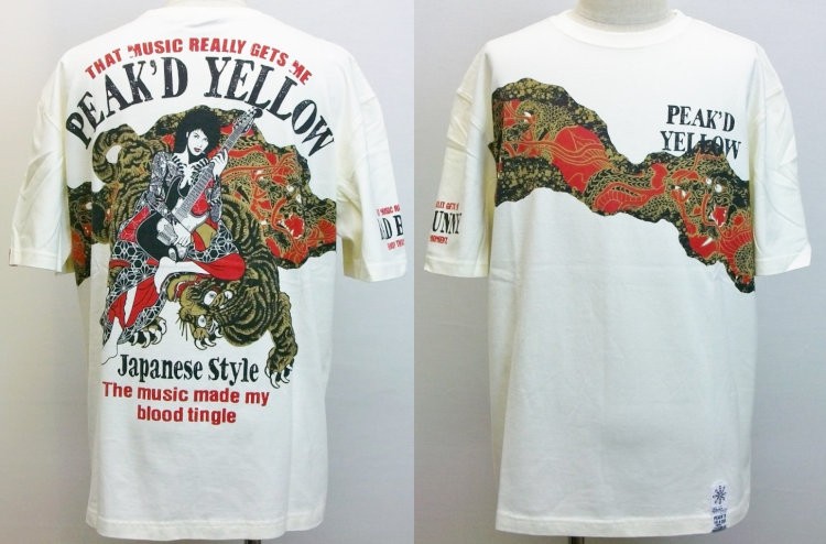 PEAK'D YELLOW（ピークドイエロー） ピークドイエロー半袖Tシャツ PYT