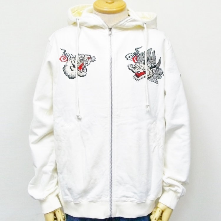 TEDMAN（テッドマン） テッドマン総刺繍スウェットパーカー TDSP-147