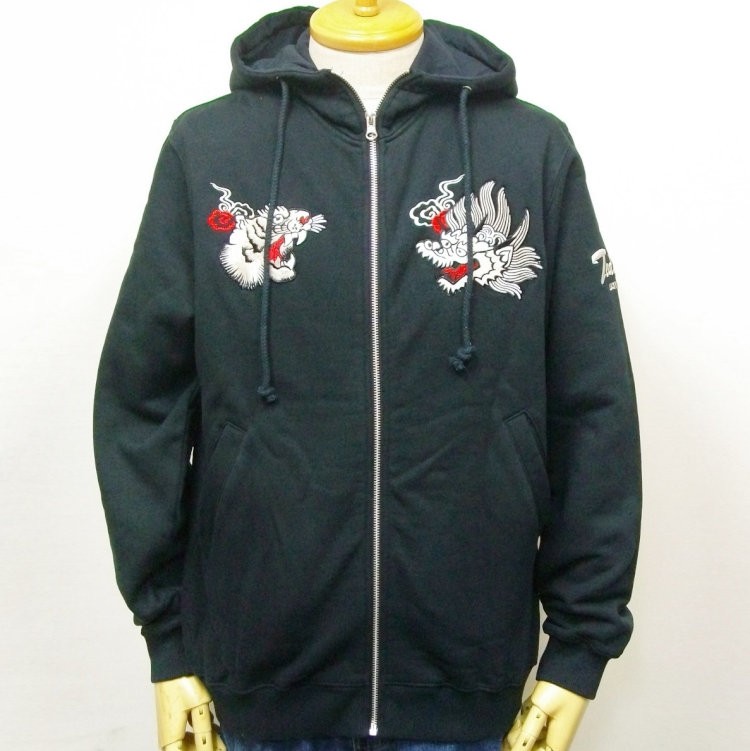 TEDMAN（テッドマン） テッドマン総刺繍スウェットパーカー TDSP-147