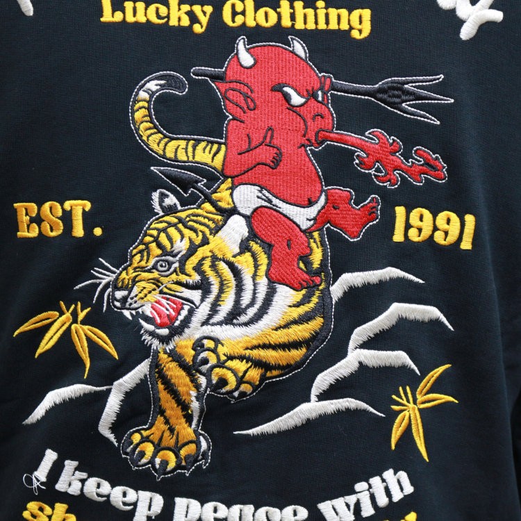 TEDMAN（テッドマン） テッドマン刺繍スウェットパーカー TDSP-153