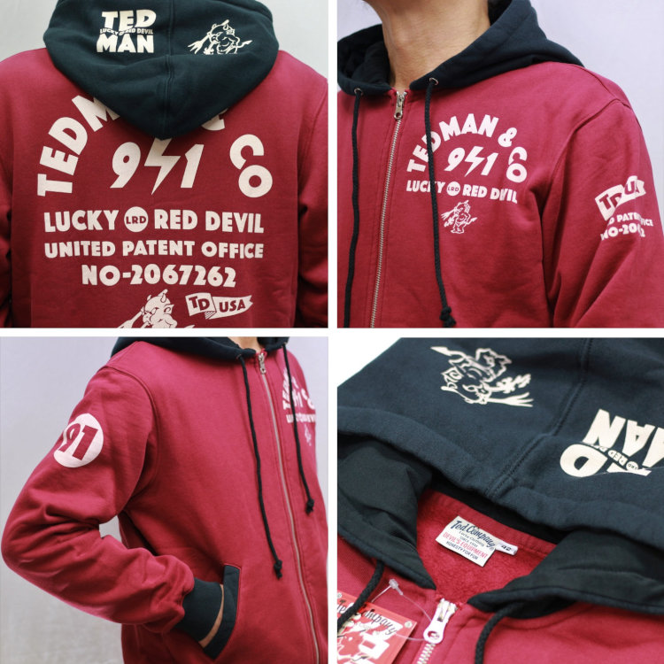 TEDMAN（テッドマン） TEDMANスウェットパーカー TDSP-157 TEDMAN＆CO