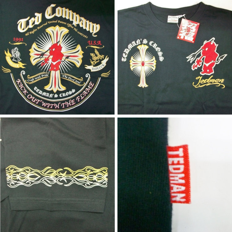 TEDMAN（テッドマン） 半袖Tシャツ TDSS-466 TED COMPANY アメカジ