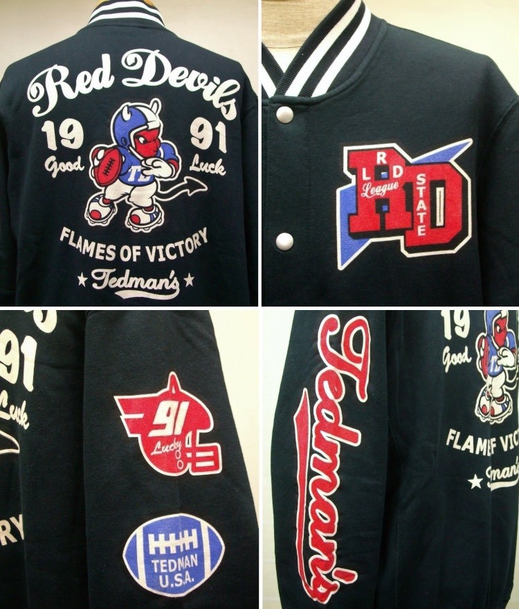 TEDMAN（テッドマン） テッドマンスウェットスタジャン TDSWJ-300