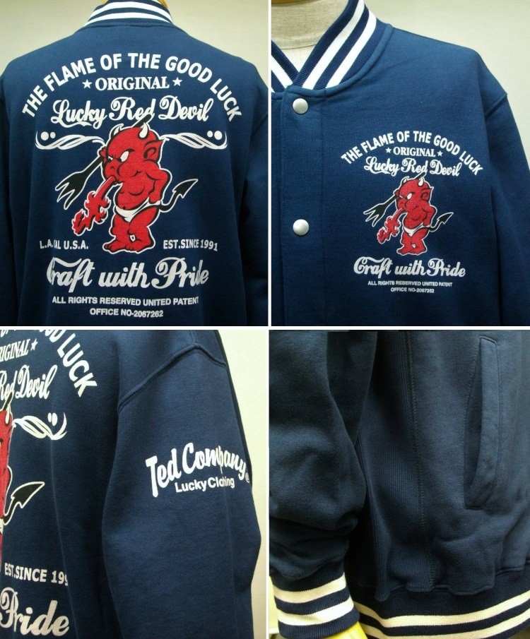 テッドマン TEDMAN スウェットスタジャン Mサイズ TEDMAN（テッドマン） テッドマンスウェットスタジャン TDSWJ-400