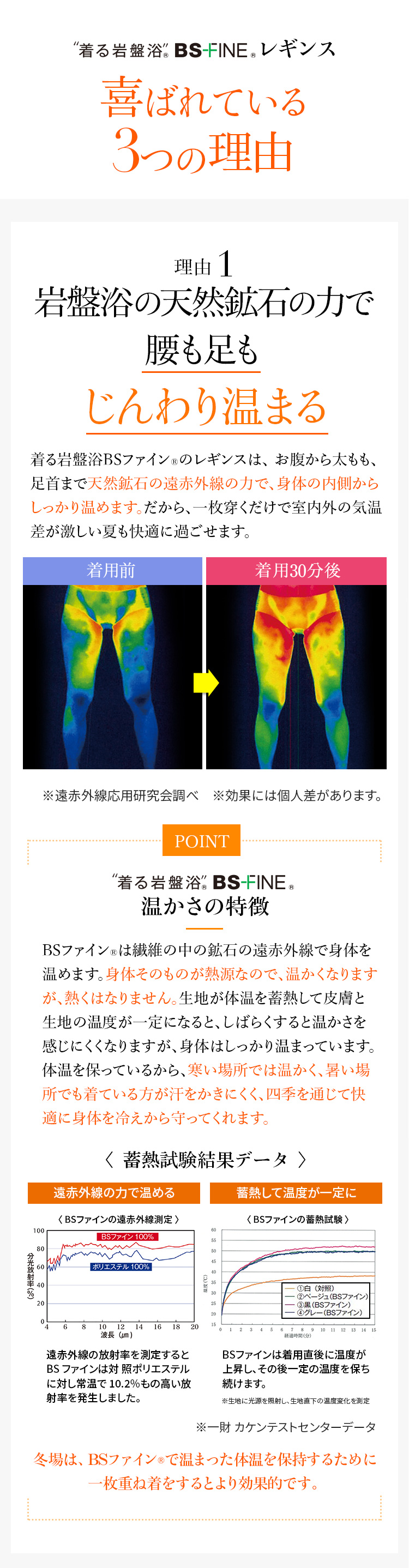 着る岩盤浴BSFINEレギンス喜ばれている3つの理由